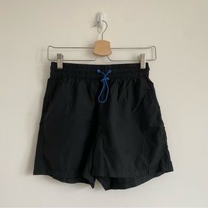 Oak + Fort Nylon High Waisted Shorts